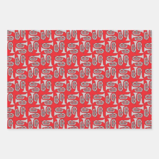 Baritone Crosshatch Geschenkpapier Set (Vorderseite 2)