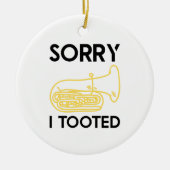 Baritone Definition Funny Orchestra Singer Keramik Ornament (Vorne)