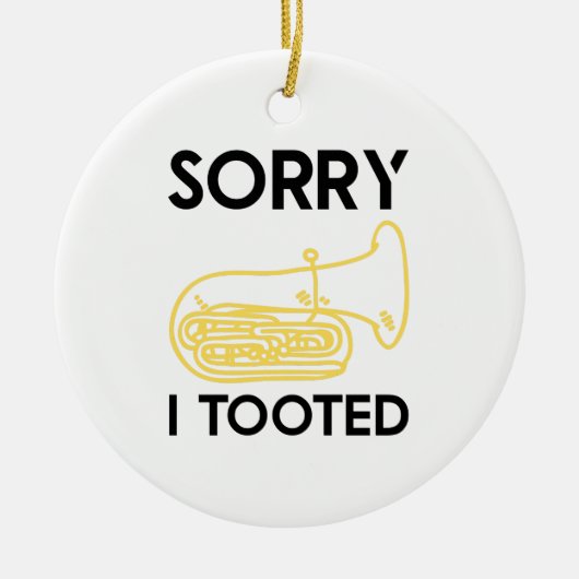 Baritone Definition Funny Orchestra Singer Keramik Ornament (Vorne)