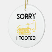 Baritone Definition Funny Orchestra Singer Keramik Ornament (Links)