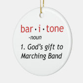 Baritone Definition Keramik Ornament (Links)