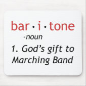 Baritone Definition Mousepad (Vorne)