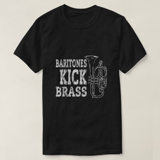 Baritone Euphonium Shirt Brass Marching Band Gesch (Design vorne)