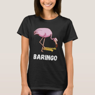 Baritone Flamingo Saxophonist Euphonium Saxophon T-Shirt