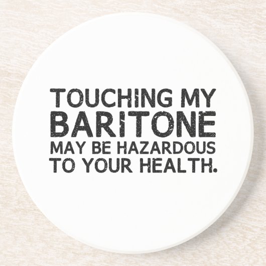 Baritone Hazard Getränkeuntersetzer (Vorne)