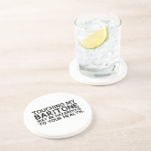 Baritone Hazard Getränkeuntersetzer (Seite)