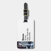 Baritone Horn vor Parade Gepäckanhänger (Vorderseite vertikal)