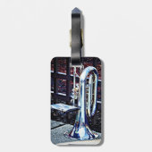 Baritone Horn vor Parade Gepäckanhänger (Rückseite vertikal)