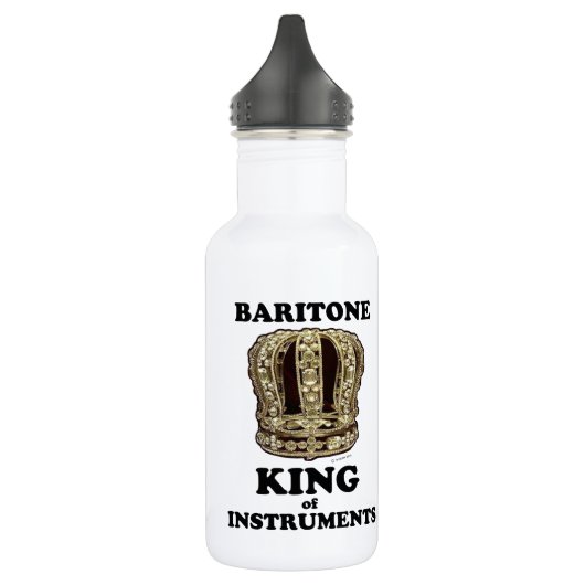 Baritone King of Instruments Edelstahlflasche (Links)