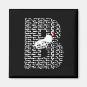 Baritone Letter B Magnet (Vorne)