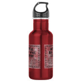 Baritone Lizenz Edelstahlflasche (Vorderseite)