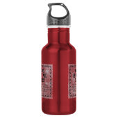 Baritone Lizenz Edelstahlflasche (Rückseite)