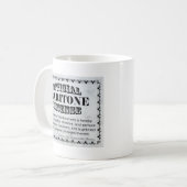 Baritone Lizenz Kaffeetasse (Vorderseite Links)
