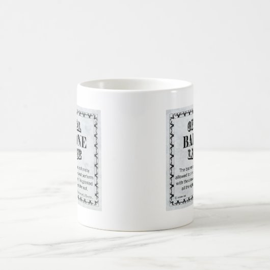 Baritone Lizenz Kaffeetasse (Mittel)