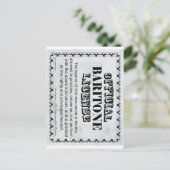 Baritone Lizenz Postkarte (Stehend Vorderseite)