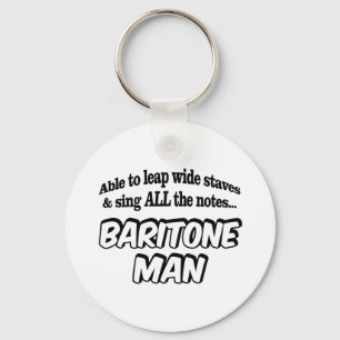 Baritone Man - Music Superhero Schlüsselanhänger