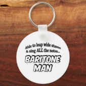 Baritone Man - Music Superhero Schlüsselanhänger (Vorderseite)
