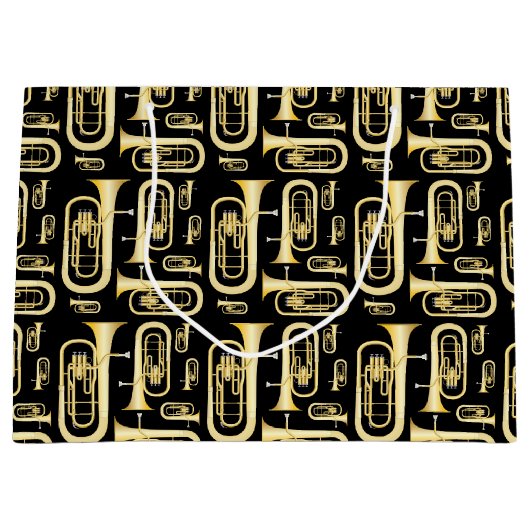 Baritone Musician Band Teacher Große Geschenktasch Geschenktüte (Vorderseite)