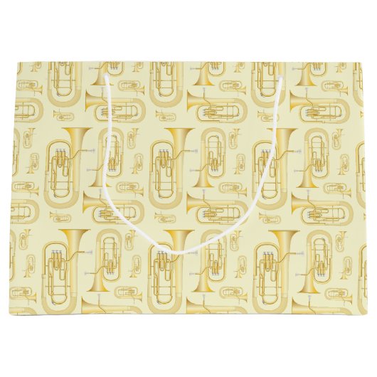 Baritone Musician Band Teacher Große Geschenktasch Geschenktüte (Vorderseite)