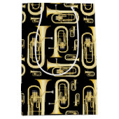 Baritone Musician Band Teacher Mittlere Geschenktüte (Vorderseite)