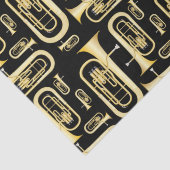 Baritone Musician Band Teacher Tissue Seidenpapier (Detail)