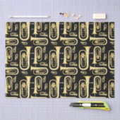 Baritone Musician Band Teacher Tissue Seidenpapier (Handwerk)