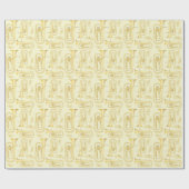 Baritone Musician Band Teacher Wrapping Paper Geschenkpapier (Flach)