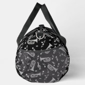Baritone Musiknoten Treble Clef Druckausschnitt Nä Duffle Bag (Rechts)