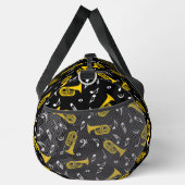 Baritone Musiknotens Bass Clef Duffle Bag (Rechts)