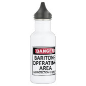 Baritone-Operationsgebiet Edelstahlflasche (Links)