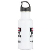 Baritone-Operationsgebiet Edelstahlflasche (Rückseite)