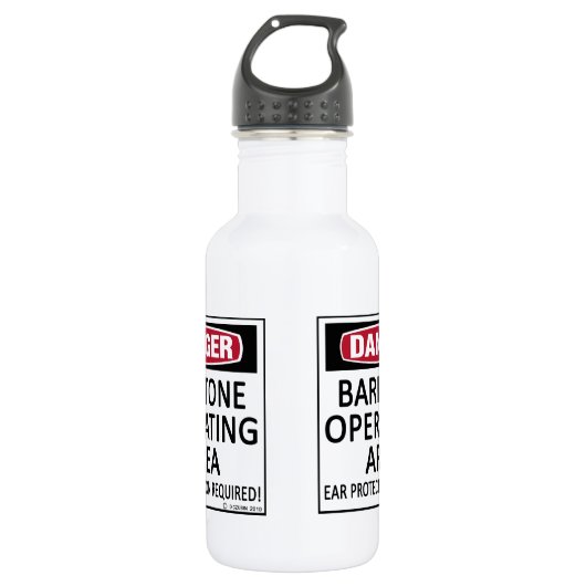 Baritone-Operationsgebiet Edelstahlflasche (Vorderseite)