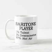 Baritone Player Hot Air Kaffeetasse (Links)