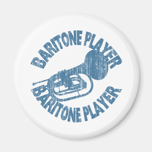 Baritone Player Magnet (Vorne)
