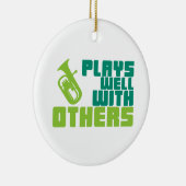 Baritone Plays Well Keramikornament (Rechts)