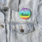 Baritone Rainbow LGBT Gay Lights Singer Button (Beispiel)