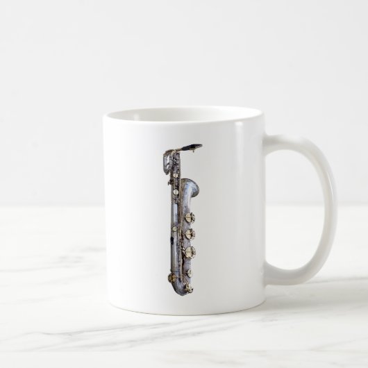 Baritone Saxophon Kaffeetasse (Rechts)