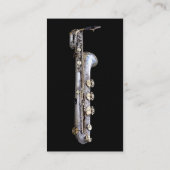 Baritone Saxophon Visitenkarte (Rückseite)