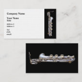 Baritone Saxophon Visitenkarte (Vorne/Hinten)