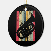 Baritone Saxophone Horn Marching Band Major Gear L Keramik Ornament (Links)