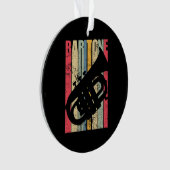 Baritone Saxophone Horn Marching Band Major Gear L Ornament (Vorderseite)