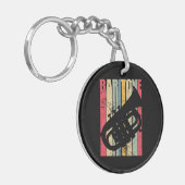 Baritone Saxophone Horn Marching Band Major Gear L Schlüsselanhänger (Vorderseite links)