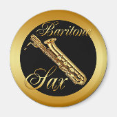 BARITONE SAXOPHONE MAGNET (Vorne)