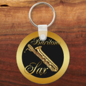 BARITONE SAXOPHONE SCHLÜSSELANHÄNGER (Vorderseite)
