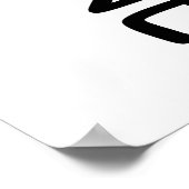 Baritone spürt die Musik Poster (Ecke)