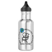 Baritone - Weltaufstände rund Edelstahlflasche (Rechts)