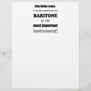 Baritone wichtigstes Instrument