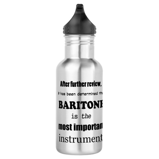 Baritone wichtigstes Instrument Edelstahlflasche (Rechts)