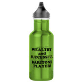 Baritone Wohlhabend und erfolgreich Edelstahlflasche (Rechts)
