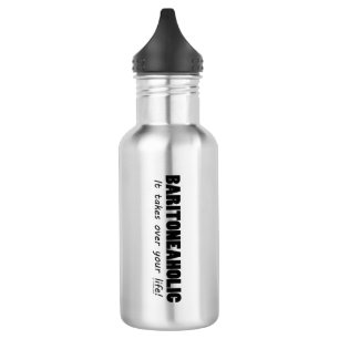 Baritoneaholisches Leben Edelstahlflasche